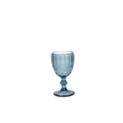 Set of 6 pcs Blue glass goblet 260 cc