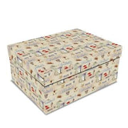 Cardboard box of 1-10 rectangular lifebuoys cm43x35h17