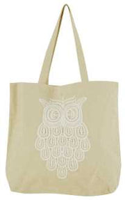 Bag decorated with owl fy-1532 cm. 43.5x9.5x62.5