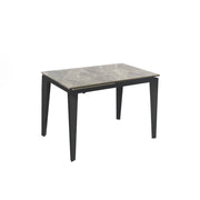 Extendable table with ceramic top 120/170x80 cm