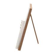 Rectangular white wooden calendar cm25x18x2,5