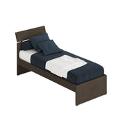 Fango ash single bed for bedroom 200x85xh98 cm