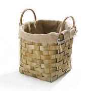 Cesto porta legna con manici