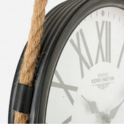 Charles pulley iron wall clock