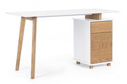 MONTREAL desk with chest of drawers 140X60X76h cm