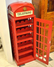 Cellar cabinet English telephone booth cm44x44h120