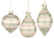 12x Green Crystal Horizontal Pendant Assortment