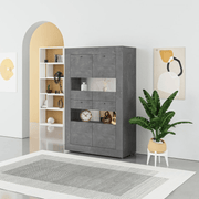 Fiesta 4-door concrete gray sideboard