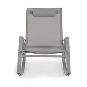 Bizzotto Tortora rocking garden armchair