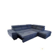 Lughen sofa bed with 5 reversible elements in ocean blue colour