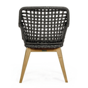 Black Madison Chair With Armrests