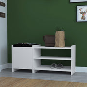 White Sunno Shoe Cabinet 44x100x35 cm