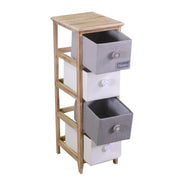 Brenda chest of drawers button 4 drawers cm26x32h81