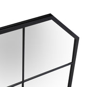 Black metal mirror cm100x2h70