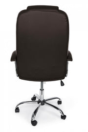 Office armchair in black Dehli eco-leather