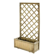 Planter with autoclaved grid 75x30x140 for garden furniture