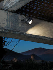 Adjustable Die-Cast Aluminum Spotlight - Natural Light - 10W - 890 Lumens Black