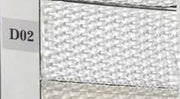 White polyester drawer 3 compartments cm31x21h10