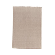 Brown outdoor carpet in hand-woven synthetic fiber 200x300