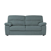 Alenda 3-Seater Sofa with Square Dark Ash Legs - 201 x 92 x 98 cm