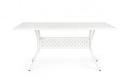 Ivrea outdoor table rectangular white 90 x 160 cm