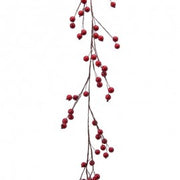 Decorative branch with red berries h150 cm