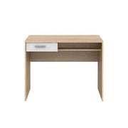 Desk with drawer Nepo white oak 100 cm.