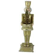 Gold resin soldier cm10x11,5h31,5