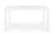 Extendable table 140-210x77 white in aluminium