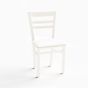 Matt white Cromica chair