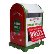 Green white metal mailbox nbd-9062 cm20x22,5h33