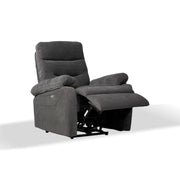 Dark Grey Electric Recliner Armchair 855 x 92 x 109 cm