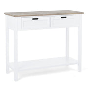 Rustic console Dorotea 2 shabby drawers
