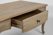 Domitille classic 1-drawer wooden coffee table