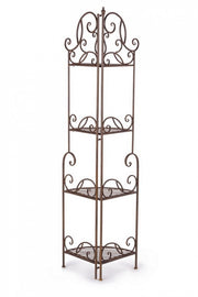 Brown Melanie 4P corner cabinet