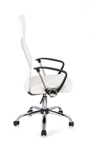 Dakar white eco-leather office armchair