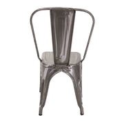 New bristol galvanized iron chair cm51x43h84