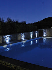 Durable Aluminum Recessed Floor Lamp, Unbreakable Glass, IP65, 40W Black