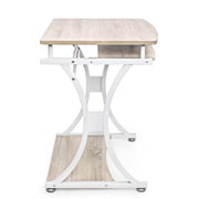 PC desk in white VIOLET steel 70x55x h76 cm