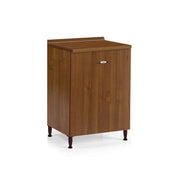 Antique walnut kitchen base 1 door Cm 60x50xH 85