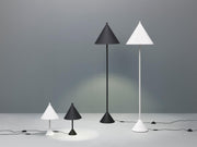 Floor lamp in black metal D40xD40x156h cm