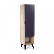 Slim bedroom entrance wardrobe for clothes storage 45 x 45 x 182 h cm