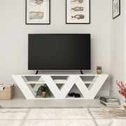 White Ralla TV Stand 158x30x40h