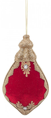 6x Red Colyn Goccia Pendant