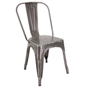 New bristol galvanized iron chair cm51x43h84