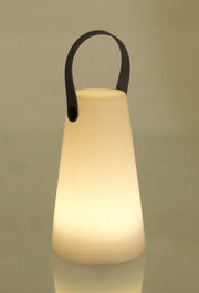 Cylindrical LED garden lamp in Polyethylene