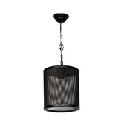 Nadra MDL3857 pendant lamp in black reticulated metal