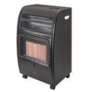 Gas Infrared Heater 4.2kW - Reflective Enamel Parabolic Burner with Protective Grill