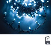 12x 180L White 5mm Green Wire Bt Ip44