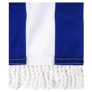 Awning for balcony blue and white stripes 140 x 300 cm